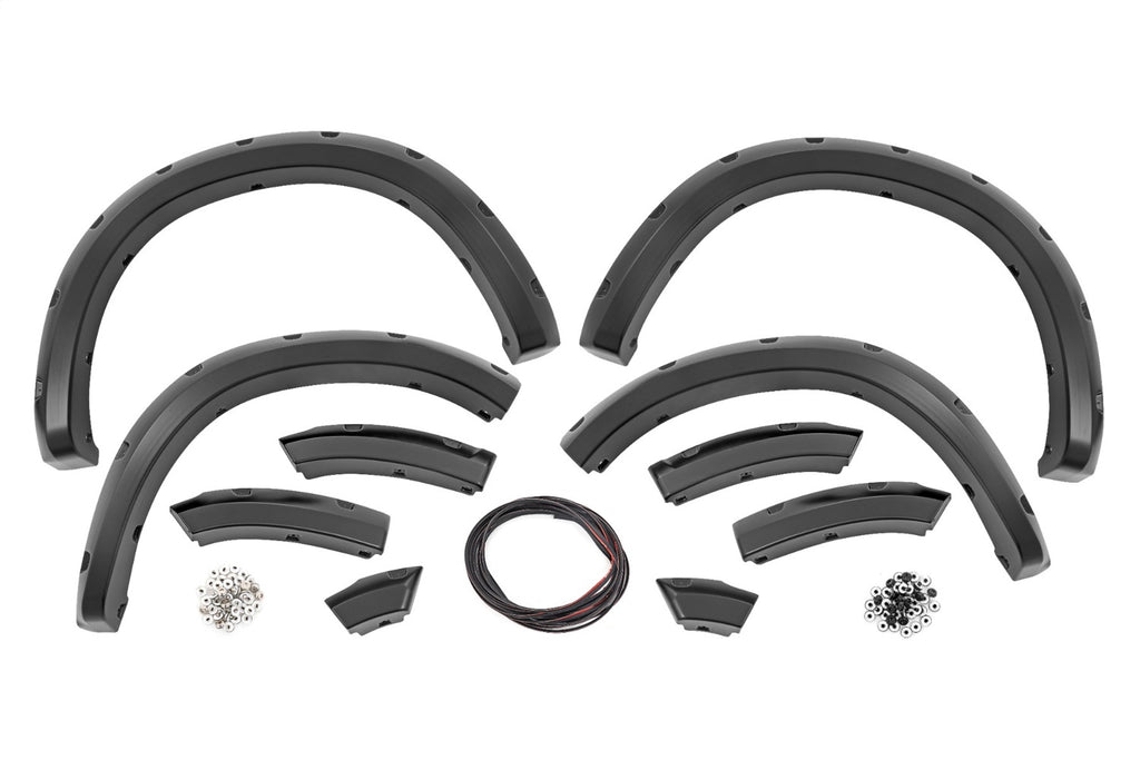 Rough Country F-D10911B Pocket Fender Flares for Select Dodge Ram 1500, Ram 1500, Ram Classic
