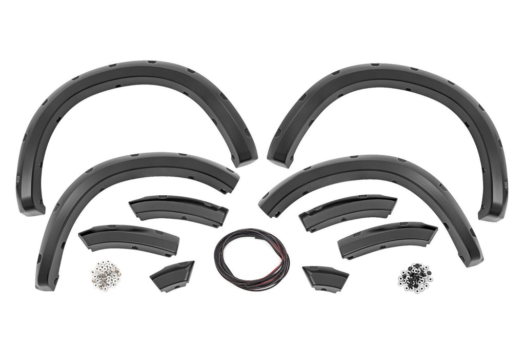 Rough Country F-D10911B-PAR Pocket Fender Flares for Select Dodge Ram 1500, Ram 1500, Ram Classic
