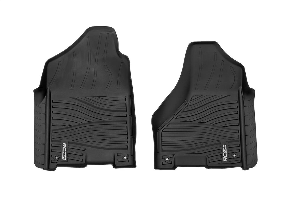 Rough Country FF-3121 Flex-Fit Floor Mats for Select Ram 1500, Ram Classic