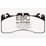 EBC DP21867 Greenstuff 2000 Series Sport Brake Pads