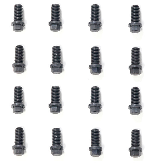 Hedman Hedders 09007 Hedman Hedders 5/16-18 X 1 Header Bolts- BLACK OXIDE (16 Pack)