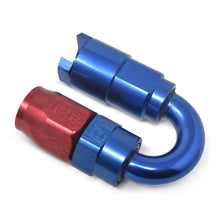 Load image into Gallery viewer, Performance-516In-Sae-Quick-Disc-Female-To--6-Hose-RedBlue-180-Degree-Hose-End