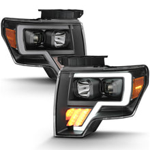 Load image into Gallery viewer, 0914-F150-Proj-Light-Bar-G4-Hl-Blk-Amber-Does-Not-Fit-W-Factory-Lights