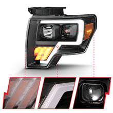 Load image into Gallery viewer, 0914-F150-Proj-Light-Bar-G4-Hl-Blk-Amber-Does-Not-Fit-W-Factory-Lights