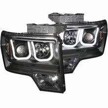 Load image into Gallery viewer, 0914-F150-Raptor-Projector-WUbar-Black-Clear-WFactory-Halogen-DrivePass