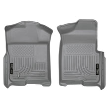 Load image into Gallery viewer, 0914-F150-RegSuperSuper-Crew-Cab-Front-Floor-Liners-Grey