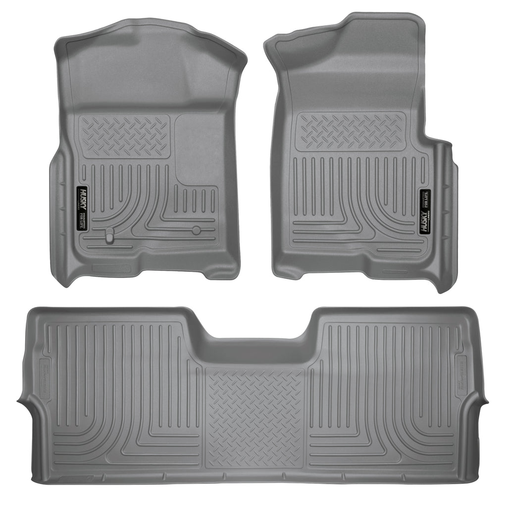 0914-F150-Supercrew-Weatherbeater-Front2Nd-Seat-Floor-Liners-Grey