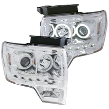 Load image into Gallery viewer, 0914-F150Raptor-Projector-Headlights-G2-WHalo-Chrome-Clear(Ccfl)DrivePass