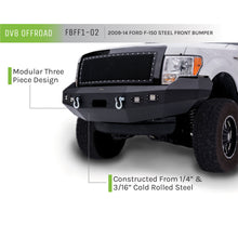 Load image into Gallery viewer, 0914-F150(Excl-Raptor-And-Ecoboost)-Winch-Ready-Front-Bumper