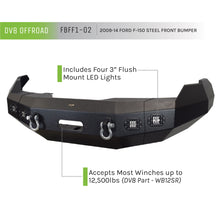 Load image into Gallery viewer, 0914-F150(Excl-Raptor-And-Ecoboost)-Winch-Ready-Front-Bumper