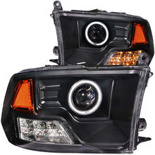Load image into Gallery viewer, 0916-Ram-15001016-25003500-Projector-Halo-Black-Clear-Amber(Ccfl)Headlights-DrivePass