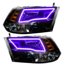 Load image into Gallery viewer, 0918-Ram-1500-Sport-Preassembled-Colorshift-WSimple-Controller-WSwitchback-Halo-Headlights