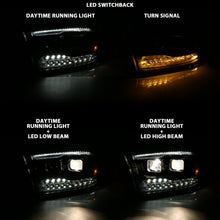 Load image into Gallery viewer, 0918-Ram-15001018-25003500-Proj-Hl-Switchback-Blk-Amber-Does-Not-Fit-W-Fact