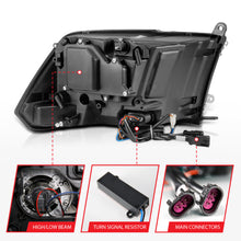 Load image into Gallery viewer, 0918-Ram-150025003500-Projector-Hdlght-Plank-Style-Halo-WSwitchback-Matte-Black-(Oe-Style)