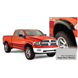 Bushwacker 50915-55 Fender Flares Pocket Style-Color Bright Silver Metallic Smooth Finish 4 Pc