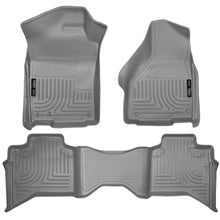 Load image into Gallery viewer, 0923-Ram-1500-Quad-Cab-Front--2Nd-Seat-Weatherbeater-Floor-Liners-Grey