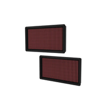 Load image into Gallery viewer, 0923-Rolls-Royce-Ghost-6.6L-V12-(Gas)Replacement-Panel-Air-Filter-Red-2-Pack