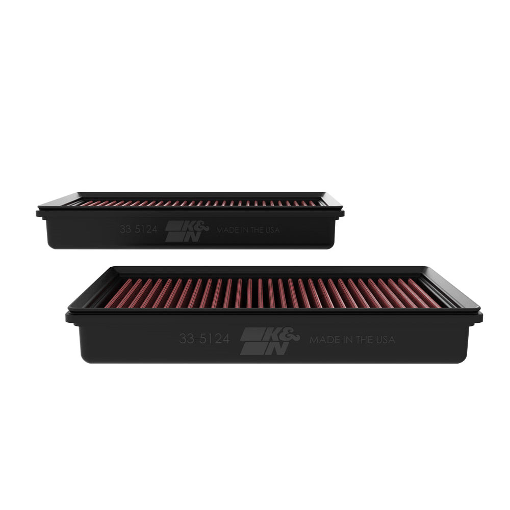 0923-Rolls-Royce-Ghost-6.6L-V12-(Gas)Replacement-Panel-Air-Filter-Red-2-Pack