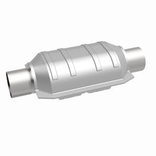 Load image into Gallery viewer, MagnaFlow Exhaust Products 91005 Standard Grade Universal Catalytic Converter for Select Audi V8 Quattro, Buick Regal, Buick Skylark, Chevrolet LLV, Chevrolet S10, Chrysler Cordoba, Chrysler Daytona, Chrysler Imperial, Chrysler LeBaron, Chrysler New