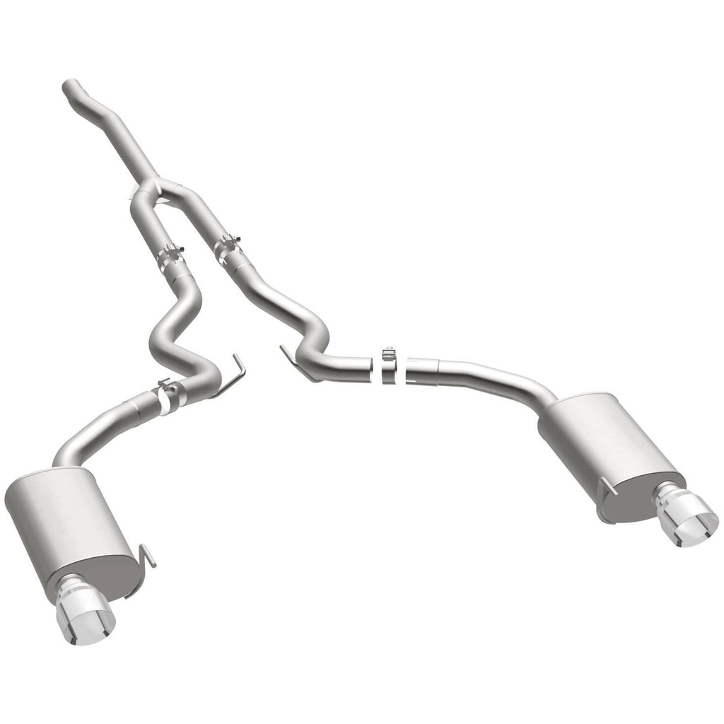 MagnaFlow Exhaust Products 19097 Street Series Polished Cat-Back System for Select Ford Mustang