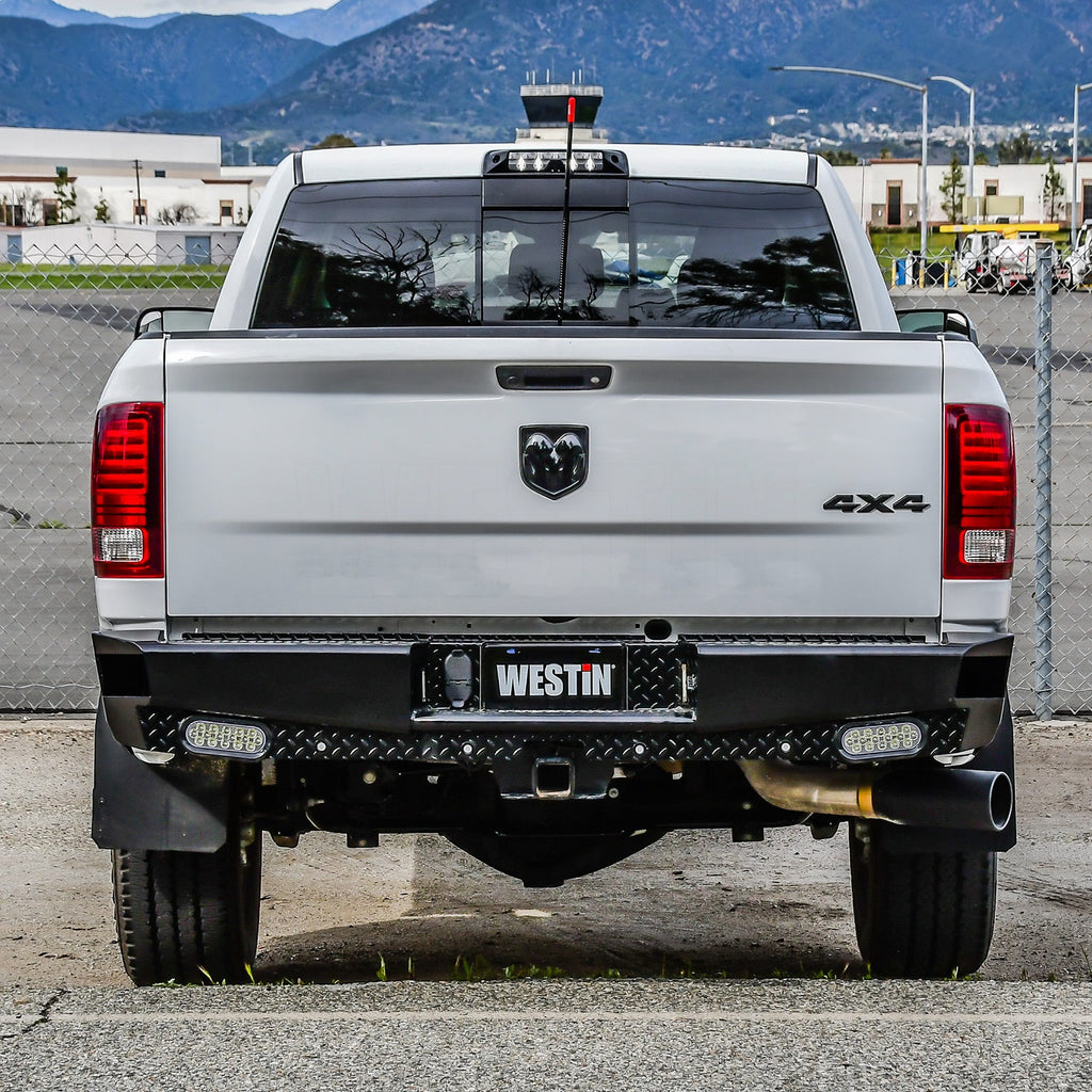 09C-Ram-15001020-Ram-25003500-(Excl.-Dual-Exhaust)-Hdx-Bandit-Rear-Bumper-Bl