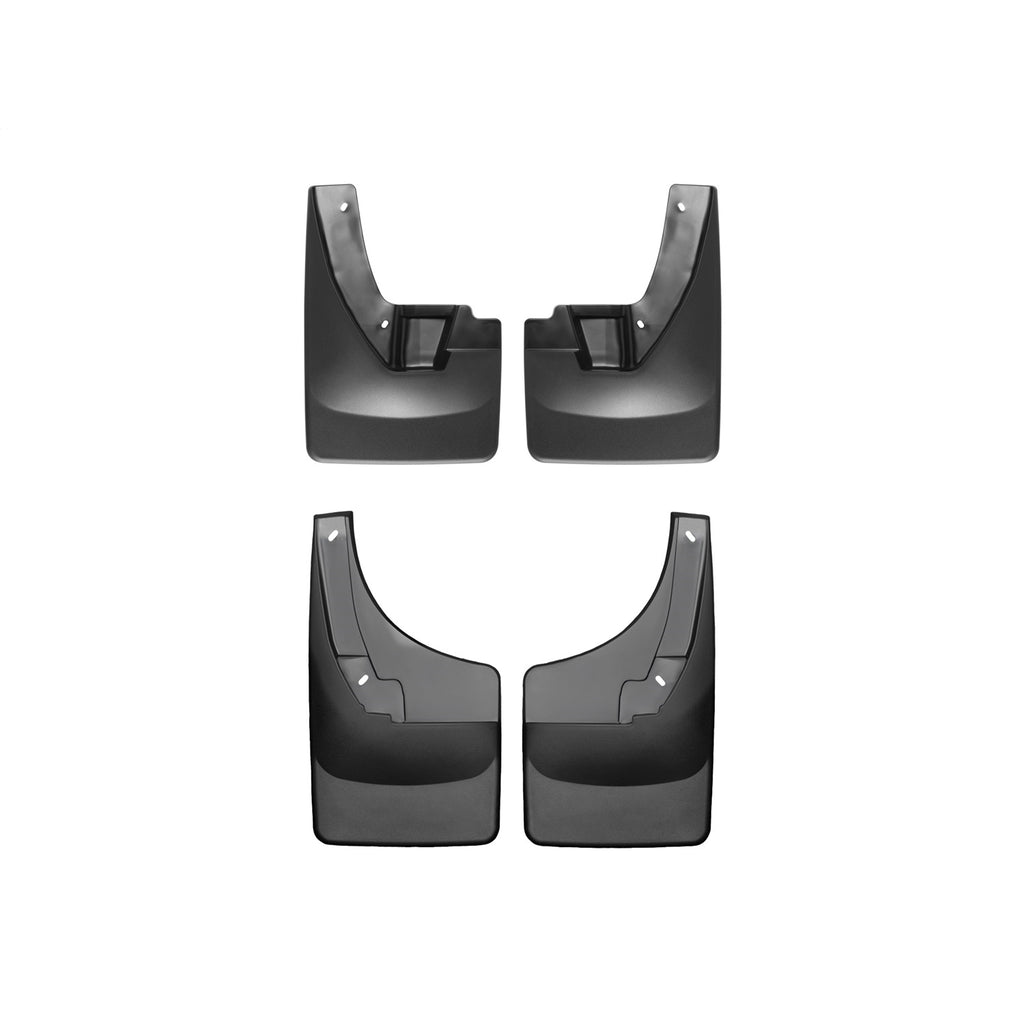 09C-Ram-Truck-15001500-Classic-No-Drill-Mudflaps-Front--Rear-Black