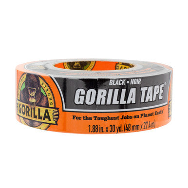 Gorilla 105629 Gorilla Tape Black, 2" x 90'