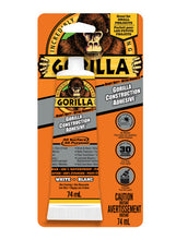 Load image into Gallery viewer, Gorilla 8120001 Gorilla Heavy Duty Construction Adhesive, All Weather, 74 mL
