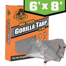 Load image into Gallery viewer, Gorilla 97050 6&#39; X 8&#39; Max Tough Tarp