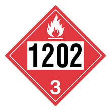 Load image into Gallery viewer, Incom TT300PS1202 Class 3 UN1202 Placard PS 100 /pkg