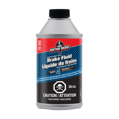 Motor Medic M4512C Super Heavy Duty DOT 4 Brake Fluid, 354 mL