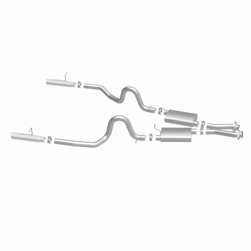 MagnaFlow Exhaust Products 15630 Street Series Polished Cat-Back System for Select Ford Mustang