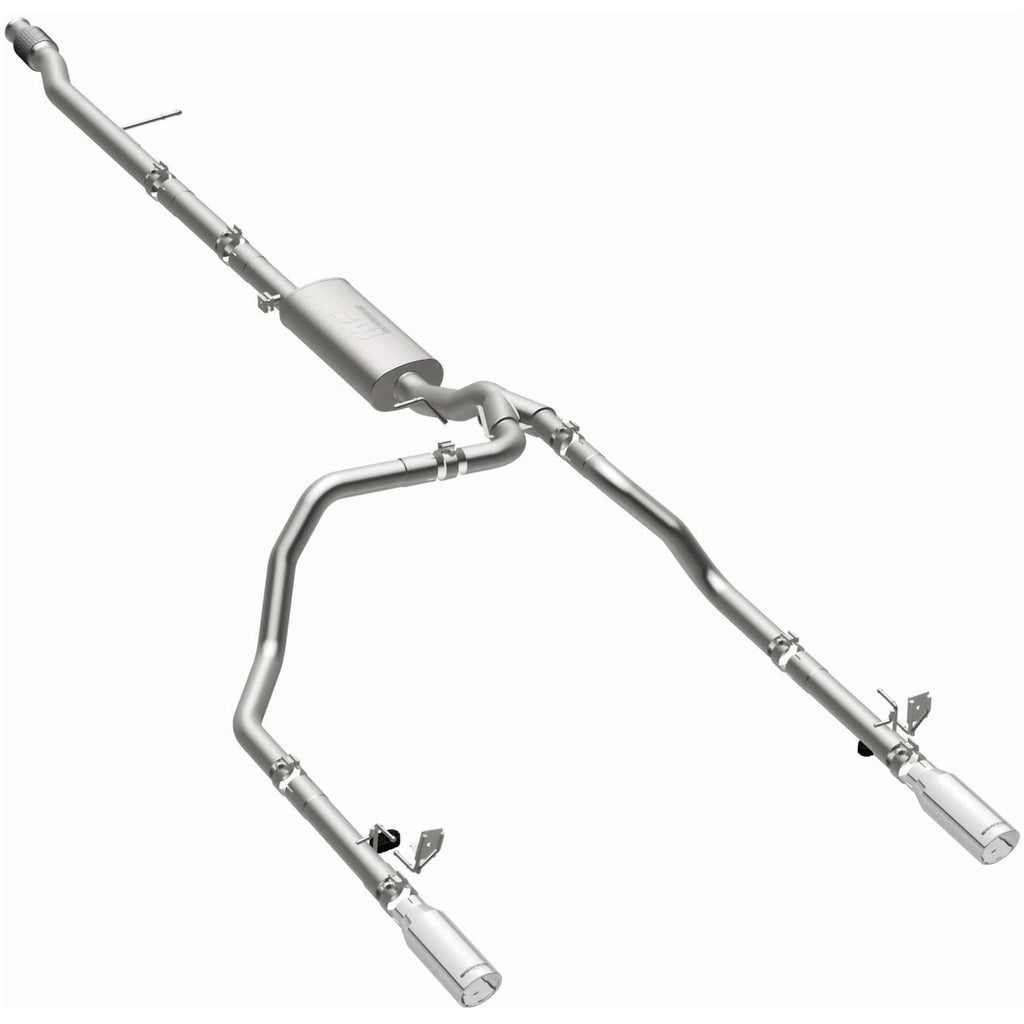 MagnaFlow Exhaust Products 19471 Street Series Polished Cat-Back System for Select Chevrolet Silverado 1500, Chevrolet Silverado LTD, GMC Sierra 1500, GMC Sierra Limited