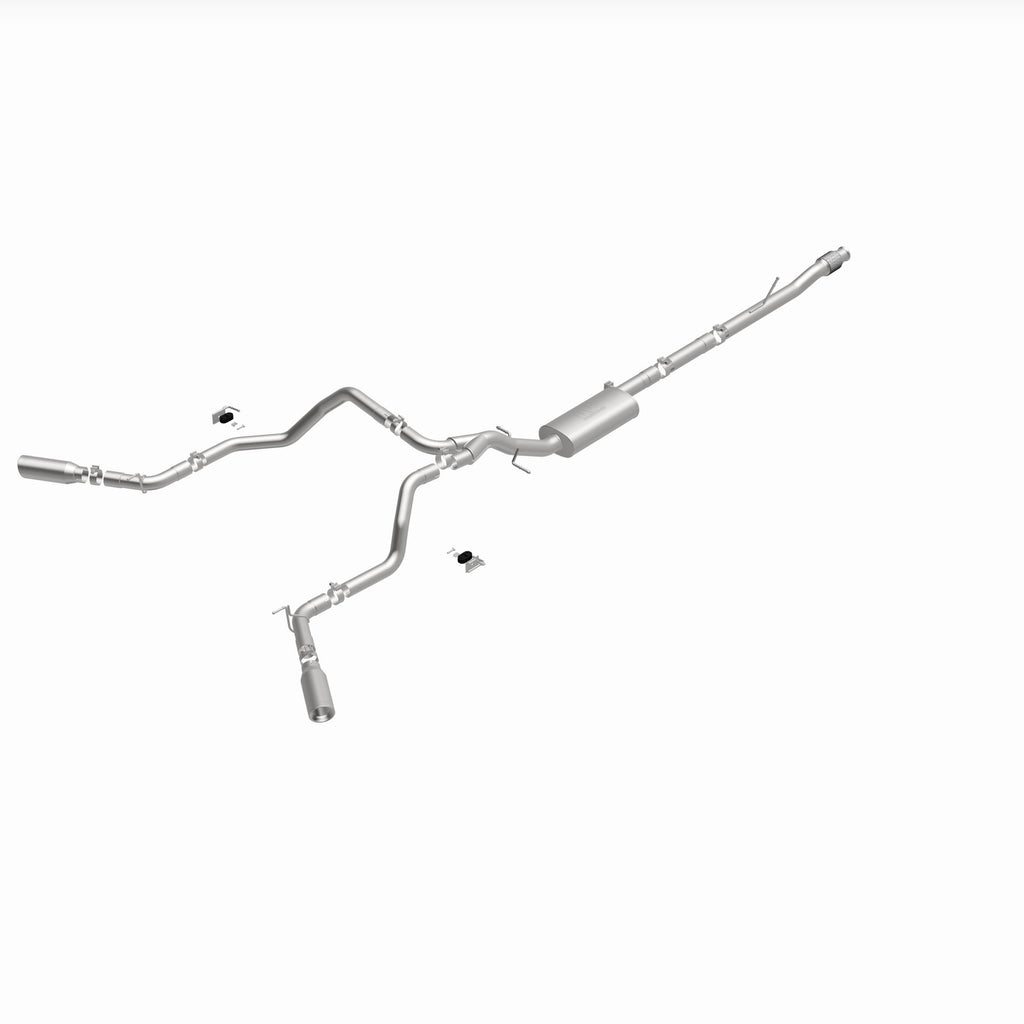 MagnaFlow Exhaust Products 19473 Street Series Polished Cat-Back System for Select Chevrolet Silverado 1500, Chevrolet Silverado LTD, GMC Sierra 1500, GMC Sierra Limited