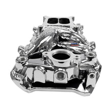 Load image into Gallery viewer, Rpm-Air-Gap-Intake-Manifold-For-Big-Block-Chevy-Oval-Port,-Chrome-Plasma-Finish