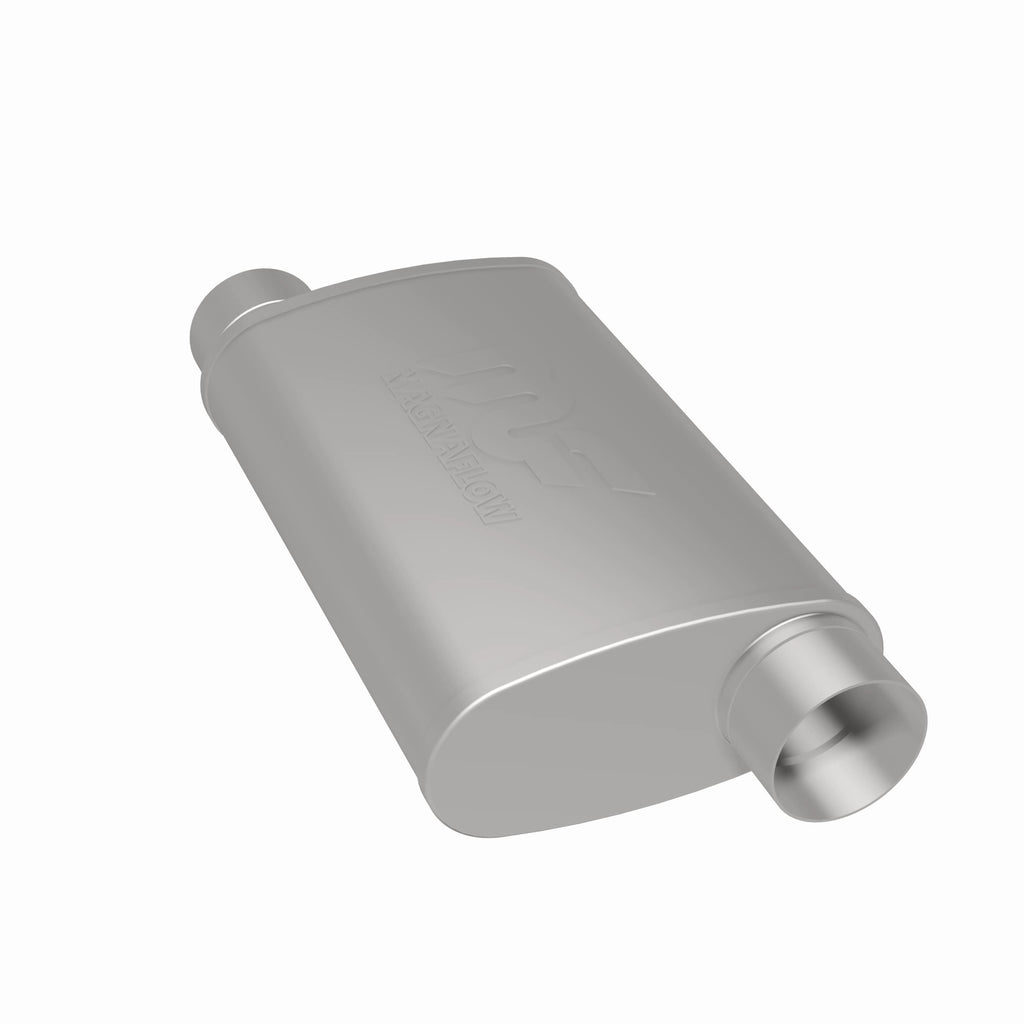 MagnaFlow Exhaust Products 11239 Straight-Through Performance Muffler; 3in. Offset/Offset; 4x14x9 Body
