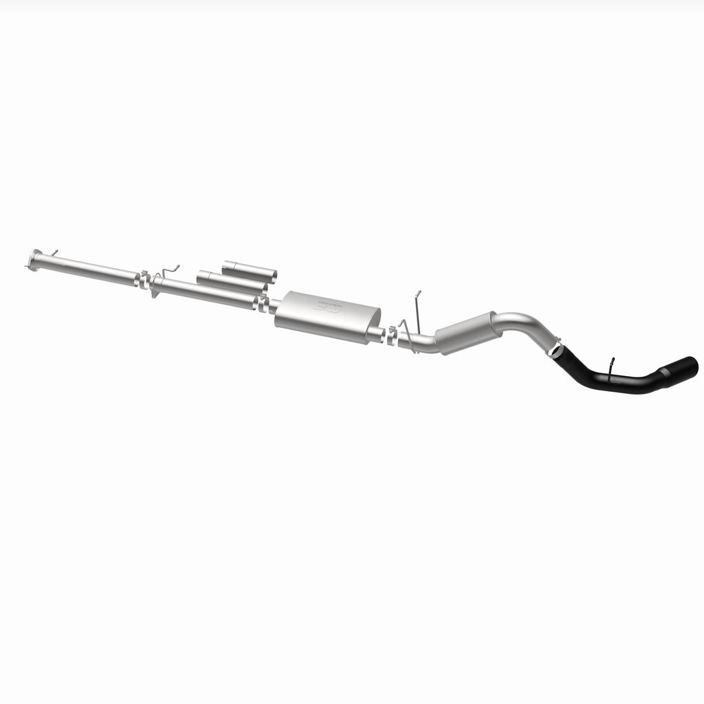 MagnaFlow Exhaust Products 19376 Street Series Black Coated Cat-Back System for Select Chevrolet Silverado HD, Chevrolet Silverado HD, GMC Sierra HD, GMC Sierra HD