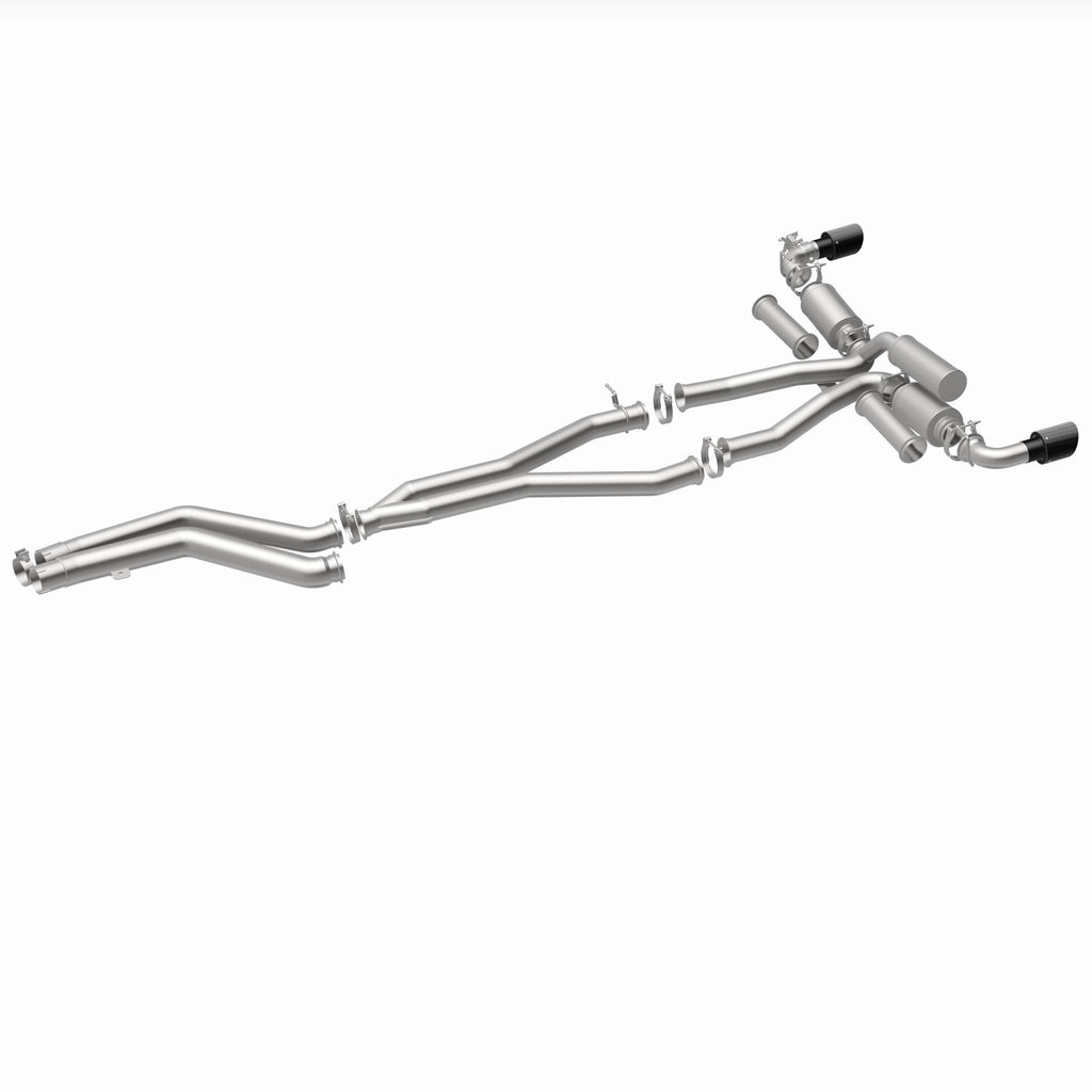 MagnaFlow Exhaust Products 19495 xMOD Series Carbon Fiber Tips Cat-Back System for Select Toyota GR Supra