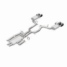 Load image into Gallery viewer, MagnaFlow Exhaust Products 19695 xMOD Series Carbon Fiber Tips Cat-Back System for Select Ford Mustang