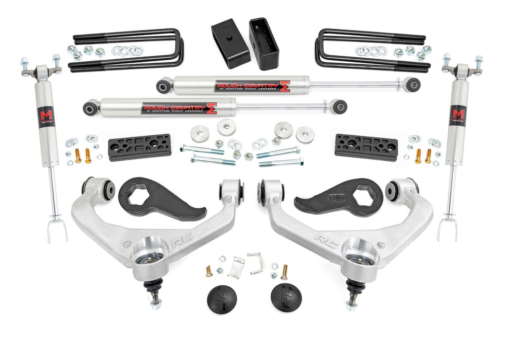 Rough Country 95840 Suspension Lift Kit w/Shocks for Select Chevrolet Silverado HD, Chevrolet Silverado HD, GMC Sierra HD