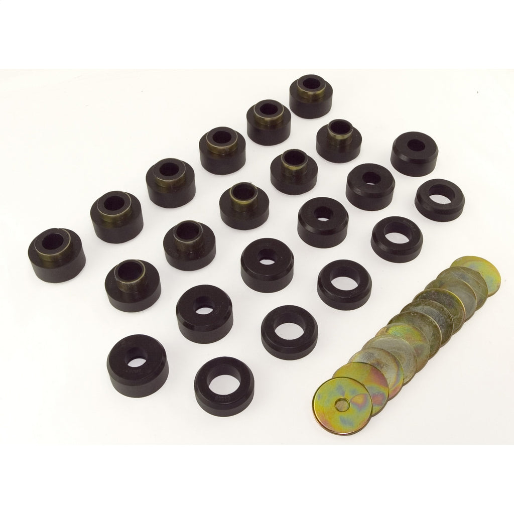 Rugged Ridge 1-107BL Body Mount Kit for Select Jeep TJ, Jeep Wrangler