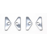 Trans-Dapt 9067 1-1/2 in. Wide MINI Valve Cover Retaining Tabs (set of 4)-CHROME