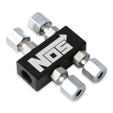 Load image into Gallery viewer, 1-18-Npt-In-4-Out-Distribution-Block---Black