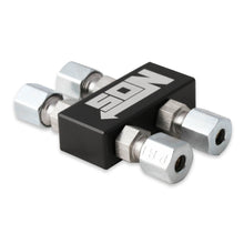 Load image into Gallery viewer, 1-18-Npt-In-4-Out-Distribution-Block---Black