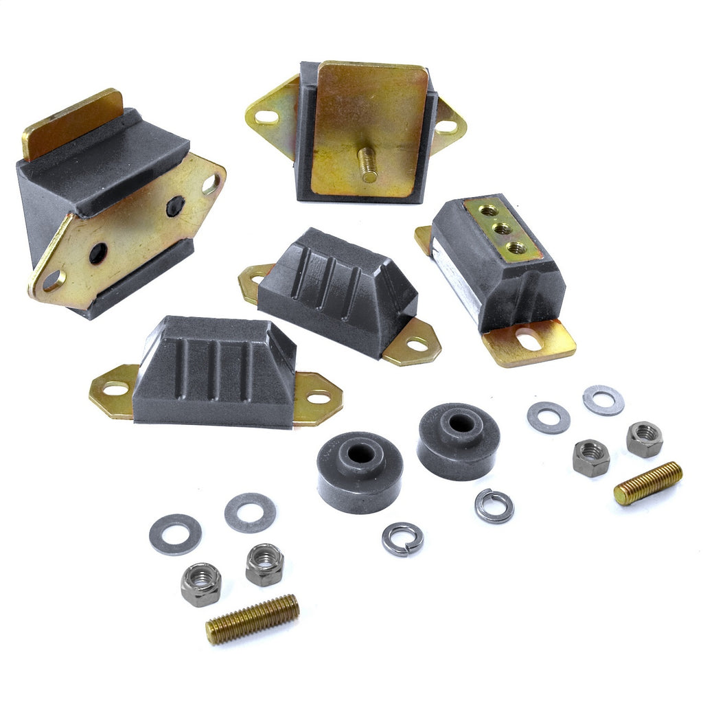 Rugged Ridge 1-1901BL Drivetrain Mount Kit for Select Jeep CJ5, Jeep CJ7, Jeep Scrambler
