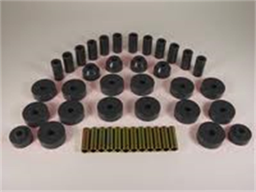 Rugged Ridge 1-2001BL Total Bushing Kit for Select Jeep CJ5, Jeep CJ5A, Jeep Willys