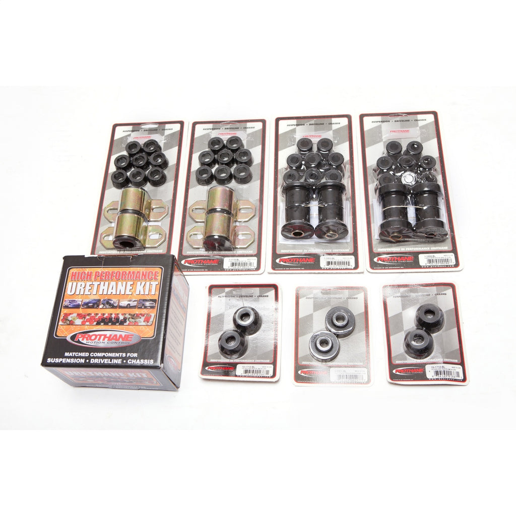 Rugged Ridge 1-2002BL Total Bushing Kit for Select Jeep CJ5, Jeep CJ7
