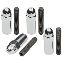 Load image into Gallery viewer, 1-38-In.-Tall,-Steel-Acorn-Style-Valve-Cover-Studs;-14-20-Thread--Chrome
