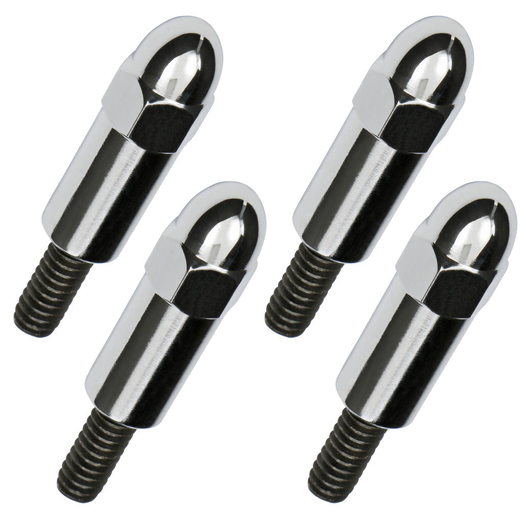 1-38-In.-Tall,-Steel-Acorn-Style-Valve-Cover-Studs;-14-20-Thread--Chrome