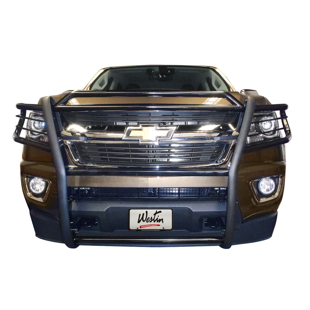 (1-Box)0412-Colorado0412-Canyon0608-Isuzu-Iseries-1Pc-Black-Sportsman-Grille-Guard
